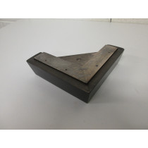 Pied en bois forme L pour canapé et fauteuil