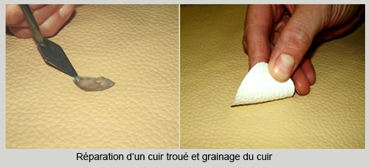 rebouchage trou et grainage